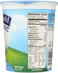 STONYFIELD: Organic Fat Free Plain Yogurt, 32 oz