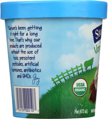 STONYFIELD: Vanilla Fudge Swirl Frozen Nonfat Yogurt, 16 oz