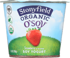 STONYFIELD: Organic Made from Soy Strawberry, 5.3 oz