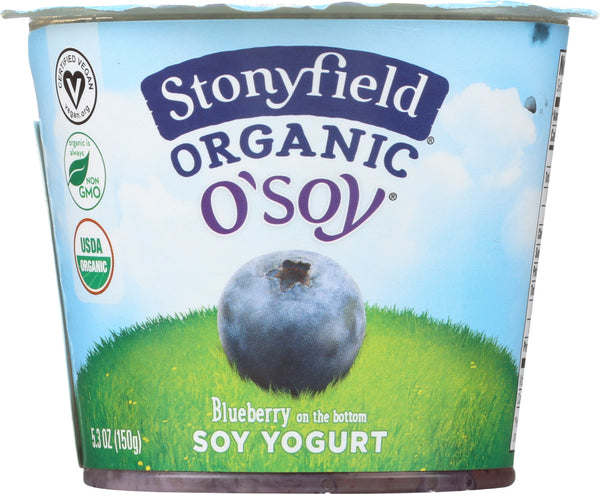 STONYFIELD: Organic Made from Soy Blueberry, 5.3 oz