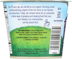 STONYFIELD: Organic Made from Soy Vanilla, 5.3 oz