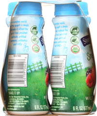 STONYFIELD: Organic Smoothie Wild Berry, 24 oz