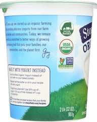 STONYFIELD: Farm Organic Lowfat Plain Yogurt, 32 oz