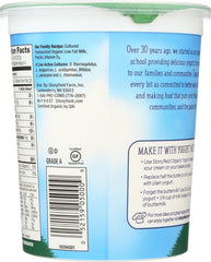 STONYFIELD: Farm Organic Lowfat Plain Yogurt, 32 oz