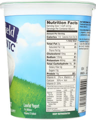 STONYFIELD: Farm Organic Lowfat Plain Yogurt, 32 oz