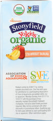 STONYFIELD: Yokids Strawberry Banana 4 pack ,14 oz
