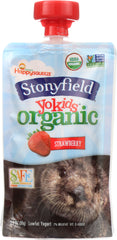 STONYFIELD: YoKids Squeeze Organic Lowfat Yogurt Strawberry, 3.7 oz