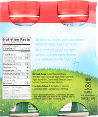 STONYFIELD: Organic Smoothie Whole Milk Peach, 24 oz