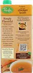 PACIFIC FOODS: Organic Chicken Broth Free Range, 32 oz