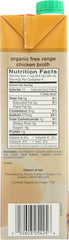 PACIFIC FOODS: Organic Chicken Broth Free Range, 32 oz
