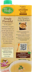 PACIFIC FOODS: Organic Chicken Broth Free Range Low Sodium, 32 oz