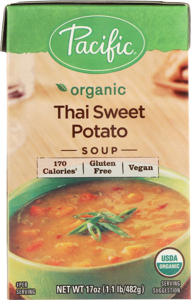 PACIFIC NATURAL: Foods Organic Thai Sweet Potato Soup, 17 oz