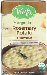 PACIFIC FOODS: Soup Rte Rosemary Potato Chowder Organic, 17 oz