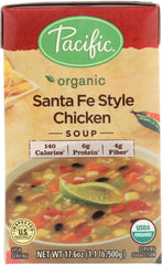PACIFIC FOODS: SOUP CHKN SNTA FE ORG (17.600 OZ)