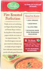 PACIFIC FOODS: Organic Bisque Roasted Red Pepper and Tomato, 17.6 oz