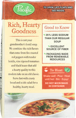 PACIFIC FOODS: Soup Reduced Sodium Lentil & Roasted Red Pepper, 17 oz