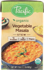 PACIFIC FOODS: Soup Vegetable Masala Stew Organic, 17 oz