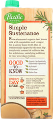 PACIFIC FOODS: Organic Beef Bone Broth, 32 oz
