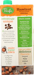 PACIFIC FOODS: Hazelnut Non-Dairy Beverage Original, 32 oz
