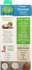 PACIFIC FOODS: Organic Coconut Original Unsweetened Non-Dairy Beverage, 32 oz