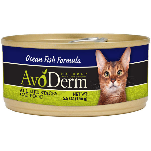 AVODERM: Cat Can Natural Ocean Fish, 5.5 oz