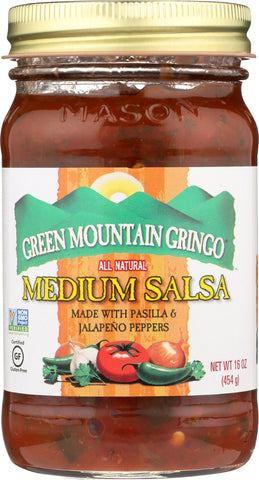 GREEN MOUNTAIN GRINGO: Medium Salsa, 16 Oz