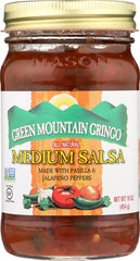 GREEN MOUNTAIN GRINGO: Medium Salsa, 16 Oz