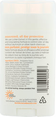 EARTH SCIENCE: Deodorant Liken Plant Unscented, 2.45 oz