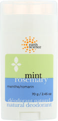 EARTH SCIENCE: Deodorant Rosemary Mint, 2.45 oz