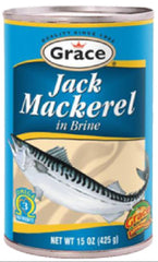 GRACE CARIBBEAN: Mackerel Jack Brine, 15 oz