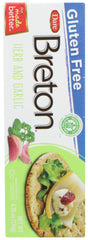 DARE: Breton Cracker Gluten Free Herb Garlic, 4.76 oz