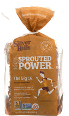 SILVER HILLS: Sprouted Wheat Bread The Big 16, 22 oz