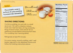 EUROPEAN GOURMET BAKERY: Organic Vanilla Pudding Mix, 3.5 oz