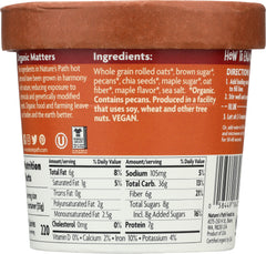 NATURES PATH: Maple Pecan Oatmeal Cup, 1.94 oz