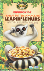 ENVIROKIDZ ORGANIC: Leapin' Lemurs Peanut Butter and Chocolate Cereal, 10 oz
