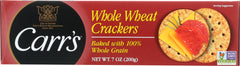 CARRS: Whole Wheat Crackers, 7 oz