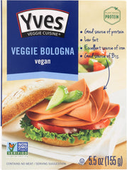 YVES: Veggie Cuisine Meatless Deli Bologna Slices, 5.5 oz