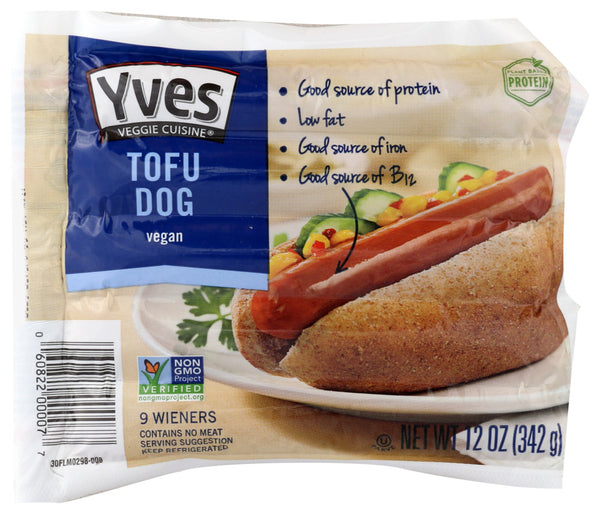 YVES VEGGIE CUISINE: Tofu Dog, 12 oz