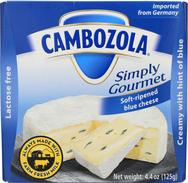 SIMPLY GOURMET: Cheese Cambozola Double, 4.4 oz