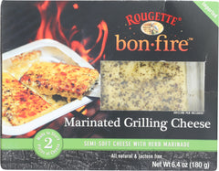 ROUGETTE: Marinated Grilling Cheese Semi-soft Cheese in Herb Marinade, 6.40 oz