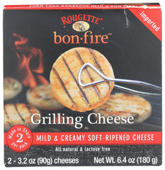 ROUGETTE: Grilling Cheese Mild and Creamy Soft Ripened Cheese, 6.40 oz