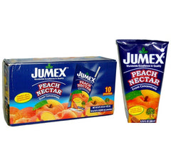 JUMEX: Juice Tetra Wedge Peach 10 Packs, 67.6 oz