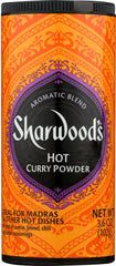 SHARWOOD'S: Hot Curry Powder, 3.6 oz