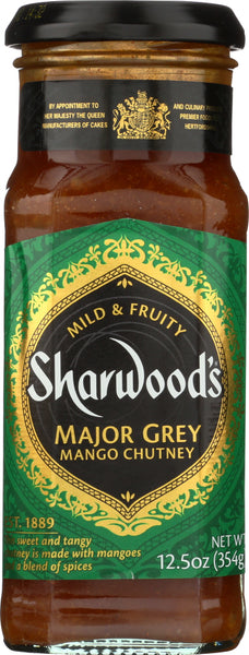 SHARWOODS: Chutney Major Grey, 12.5 oz