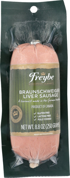 FREYBE: Braunschweiger Liver Sausage  8.8 Oz