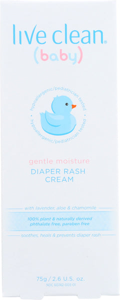 LIVE CLEAN: Diaper Ointment, 2.6 oz