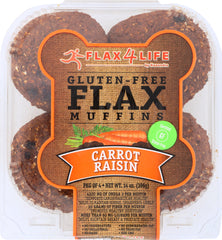 FLAX4LIFE: Carrot Raisin Flax Muffins, 14 oz