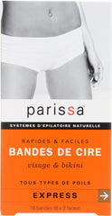 PARISSA: Quick & Easy Wax Strips Face & Bikini, 16 Pc