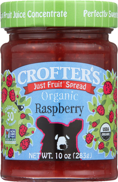 CROFTERS: Organic Raspberry Fruit Spread, 10 oz