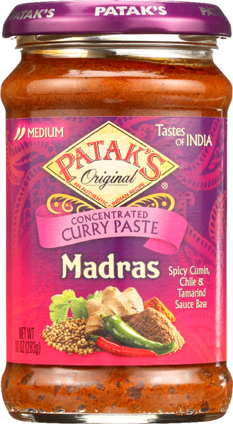 PATAKS: Paste Curry Madras, 10 oz